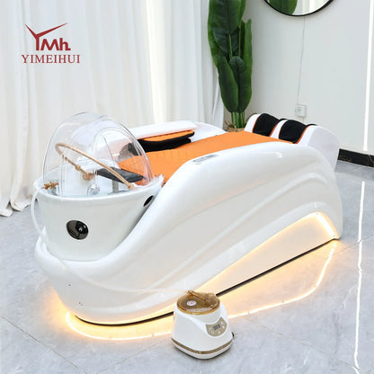 M45 Professional salon furniture hair wash facial nursing reclining head spa electric shampoo massage bed