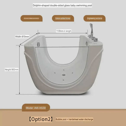 Grenzüberschreitende Acryl-Kinderbecken, Baby-thermostatische Puppenbadewanne, kommerzieller Mutter-und-Kind-Laden