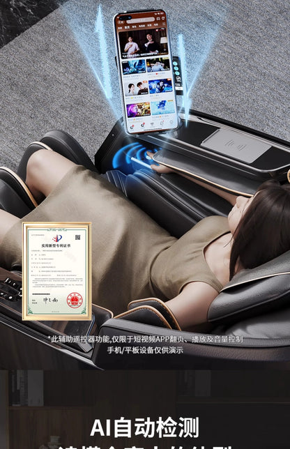2025 new dual-movement massage chair household full-body automatic multi-function electric smart space capsule