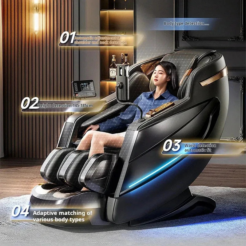 2026 Massagesessel Multifunktional 6D Schwerelosigkeit Shiatsu Luftdruck Bequem Professionell Menschliche Berührung Neuestes