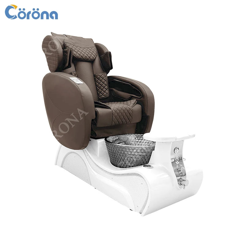Professional No Plumbing Luxury Foot Spa Pedicure Chair With Massage