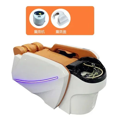 M178 Automatisches intelligentes elektrisches Massage-Shampoo-Bett für Friseursalons, spezielles Wasserzirkulations-Haarpflegebett