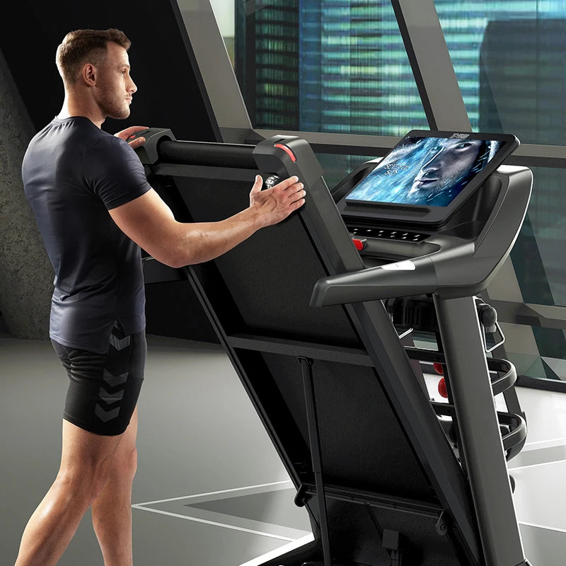 Home Use Electric Folding Treadmill Sport Gym Equipment Luxury Training Body Strong Cardio Training Commercial Treadmill