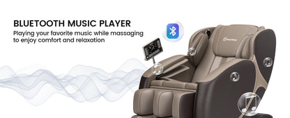 BS06New Design Remote Control Electric Luxury AI Voice Heating Full Body Home Massage Chair with Vibration and Musical Function