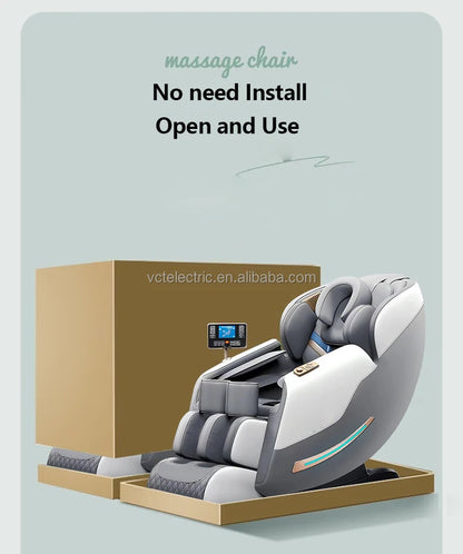 Shiatsu Recumbent Spa Pedicure 4d SL Track Zero Gravity Full Body Massage Chair