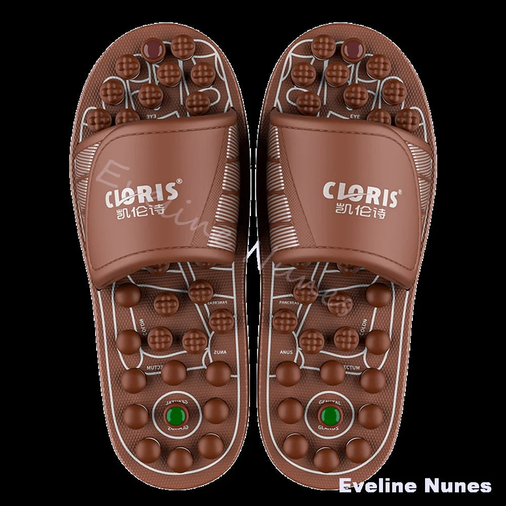 Foot Massage Slippers Men/women Gift First Choice Acupressure Jade Spring Magnetic Therapy Shoes