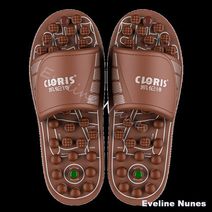 Foot Massage Slippers Men/women Gift First Choice Acupressure Jade Spring Magnetic Therapy Shoes
