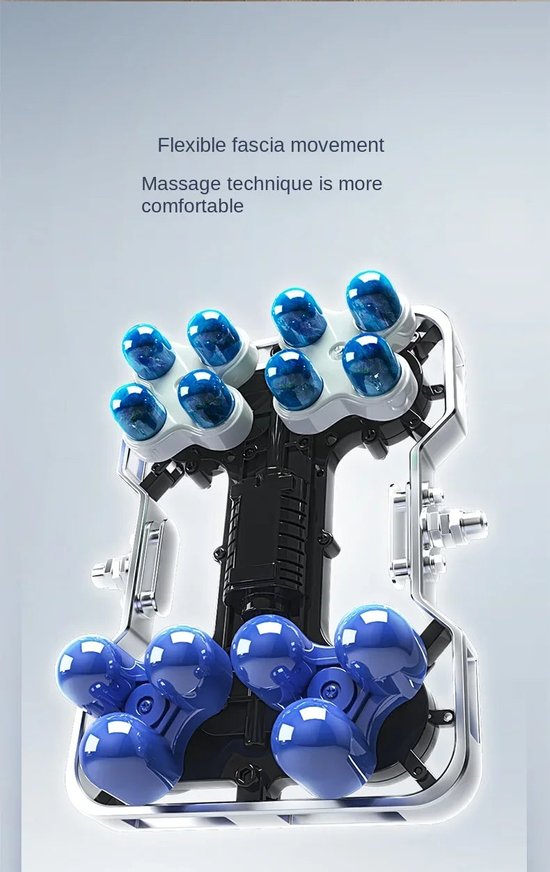 Luxury Modern Multifunctional Air Pressure 3D Message Chair 4D Zero Gravity Heating Shiatsu Massage Chair For Head Foot Body