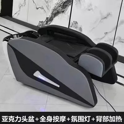 XinSheng Friseursalon-Shampoosessel Kopf-SPA-Begasungsgerät Elektrische Massageliege für Freizeit- und Gesundheitsgeschäfte Kommerzielle Möbel