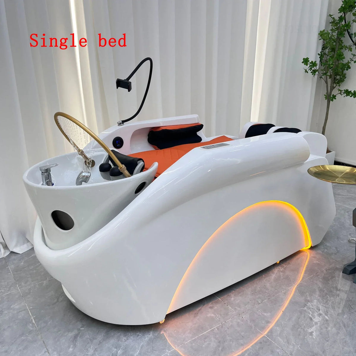 Fumigation Massage Head Spa Fully Automatic Intelligent Salon Furniture for Hair Salon High-end Commercial Shampoo Bed for Club