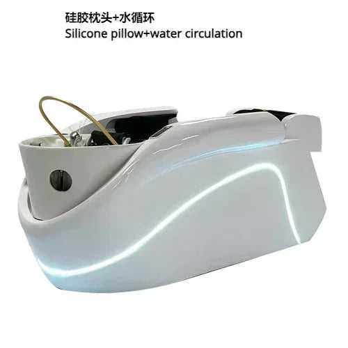 ss Neues intelligentes Massage-Shampoo-Bett Kopfpflege Begasung Wasserkreislauf Automatisches Massage-Shampoo-Bett