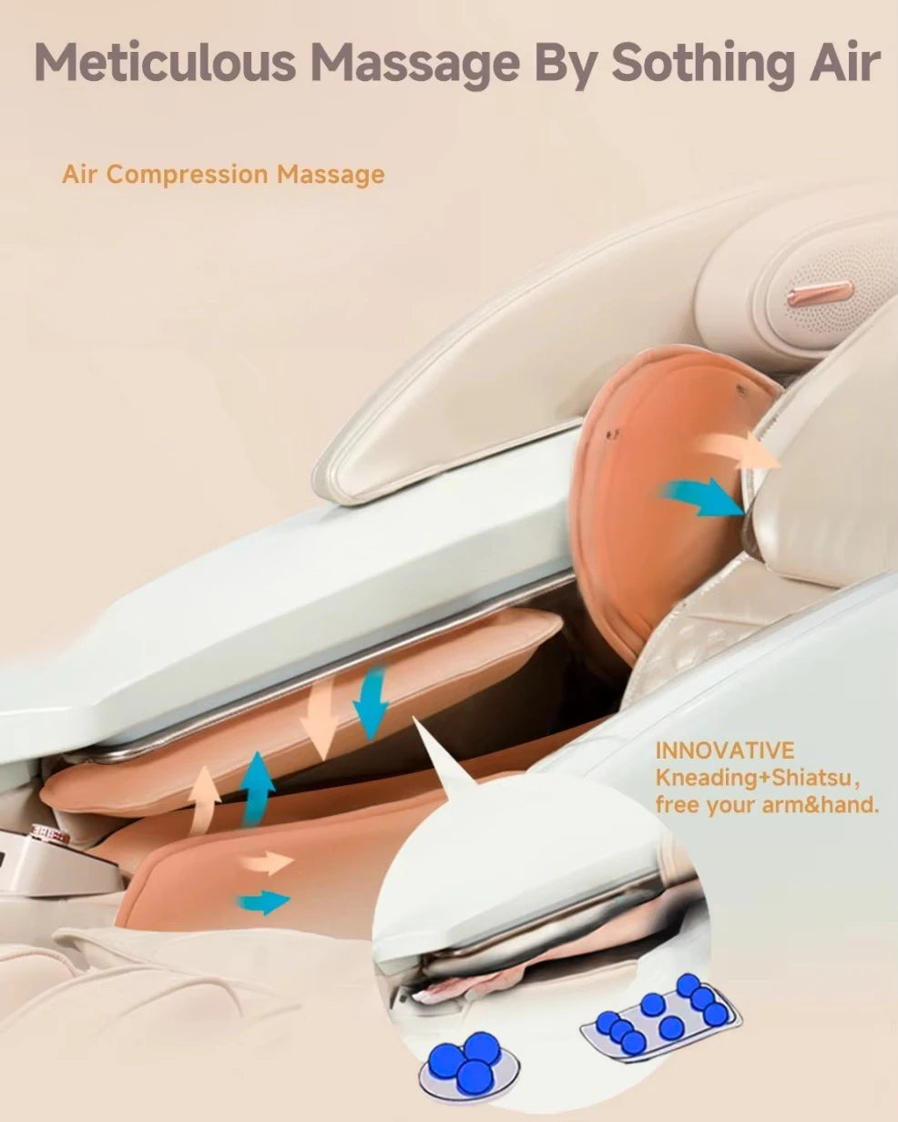 [2026]Deep 6D Ultra Comfortable & Strong Full Body Office Massage Chair Various Massage Modes Zero Gravity Function Factory Orig