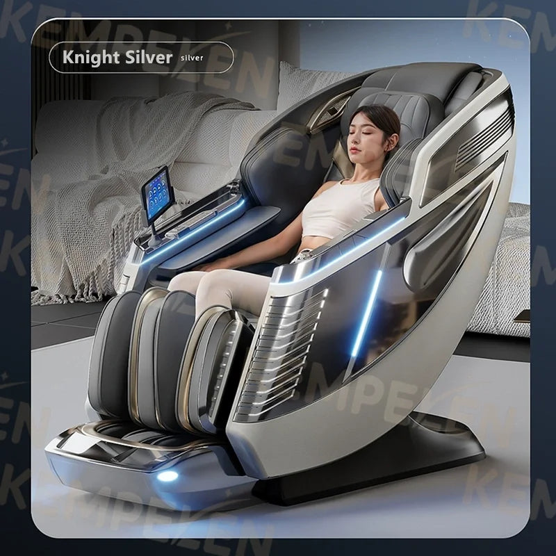 Dual-Core 4-Hand Massage Chair – Full Body Airbag Wrap, Optical Body Scan, Extended SL Track, Deep Leg & Foot Massage