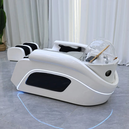 Premium automatisches Massage-Haarwaschbett | Markensalon-Shop Massagetisch | Kommerzielle Saloneinrichtung