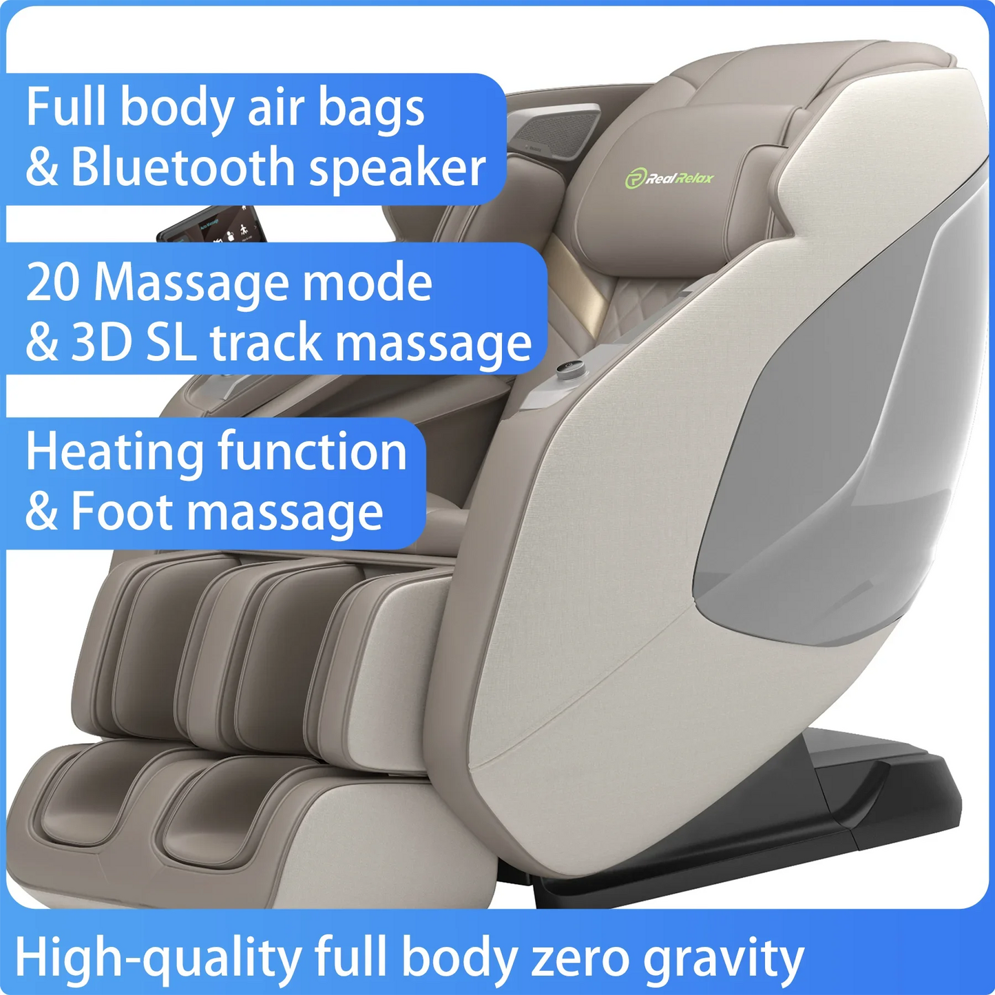 2024 Hersteller Luxus Ganzkörper bester elektrischer Schwerelosigkeits-Massagesessel Massagestuhl Bürostuhl Sofa Sessel Maschine für den Körper