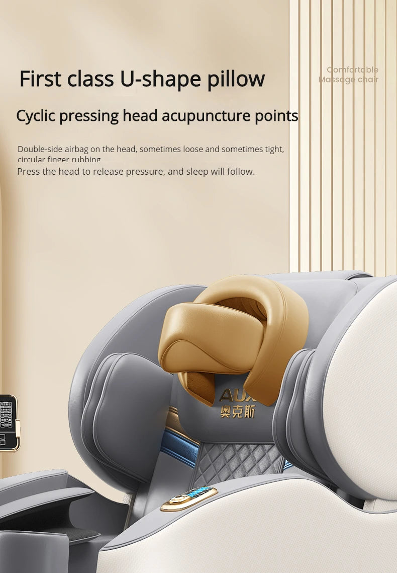 OEM Modern Shiatsu Massager Blood Circulation SL Track Full Body Luxury 4d Ai Zero Gravity Massage Chair