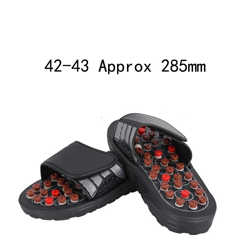 Fußmassage-Hausschuhe Akupunktur-Therapie Massage-Schuhe zur Aktivierung von Fuß-Akupunkturpunkten Reflexzonen-Fußpflege-Massage-Sandale