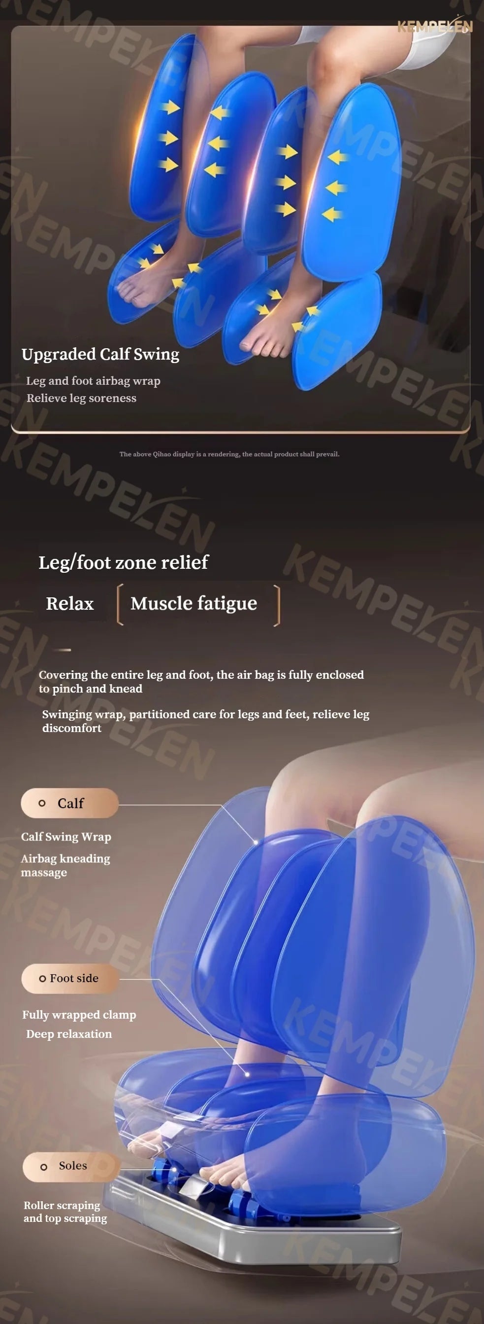 4D-Dual-Core-Massagesessel | Synchronisierte 4-Hand-Massage • Dual SL-Schiene • Ganzkörper-Airbags | Intelligenter Körperscan