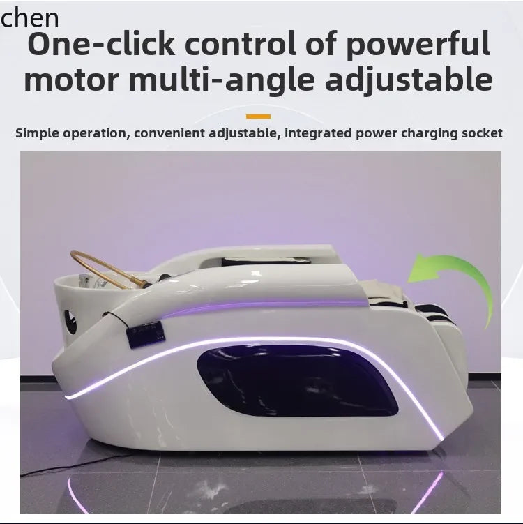 HT Automatische Intelligente Elektrische Massage-Shampoo-Liege Friseursalon Haar-Wasserkreislauf-Friseursalon-Massageliege