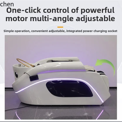 HT Automatische Intelligente Elektrische Massage-Shampoo-Liege Friseursalon Haar-Wasserkreislauf-Friseursalon-Massageliege