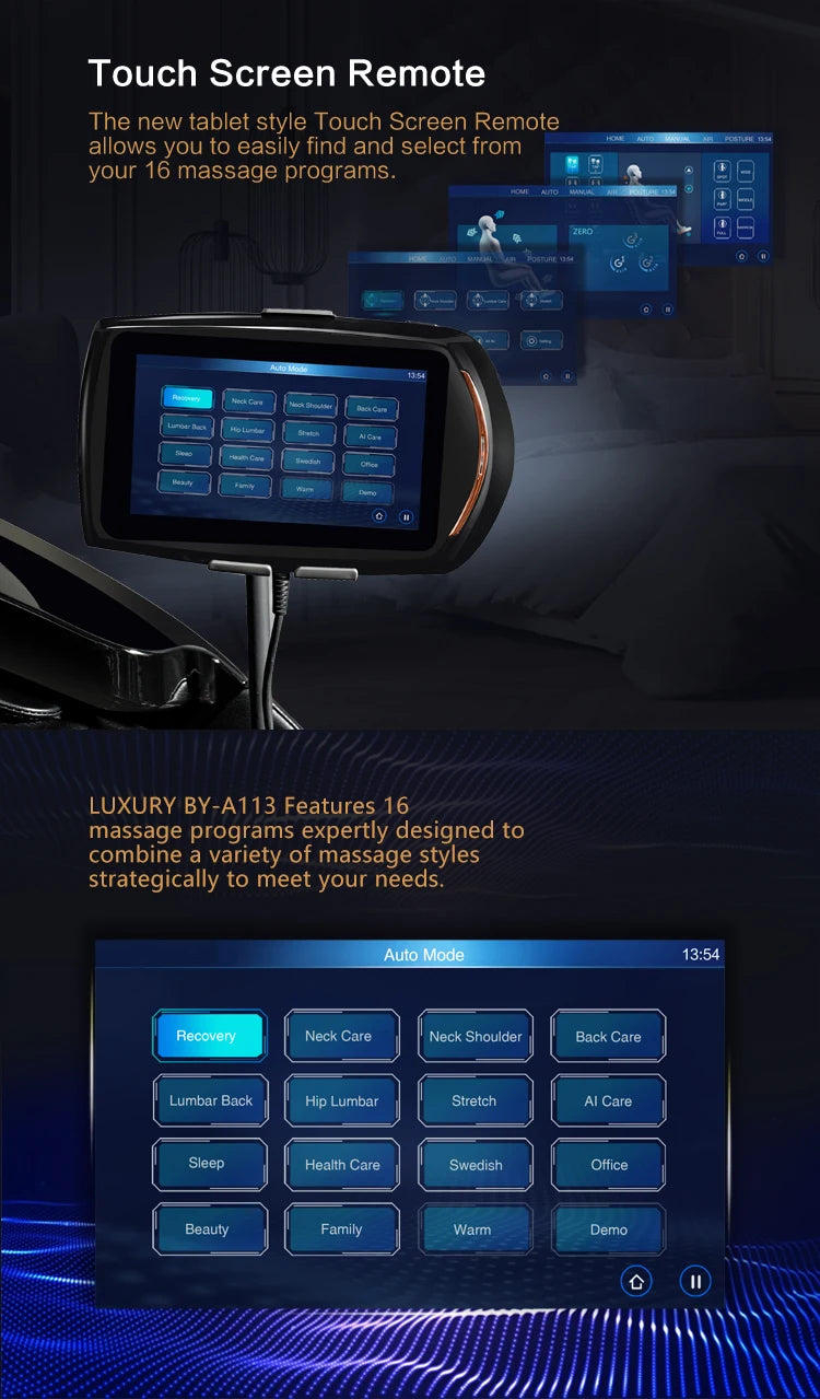 [2026]Deep 6D Ultra Comfortable & Strong Full Body Office Massage Chair Various Massage Modes Zero Gravity Function Factory Orig