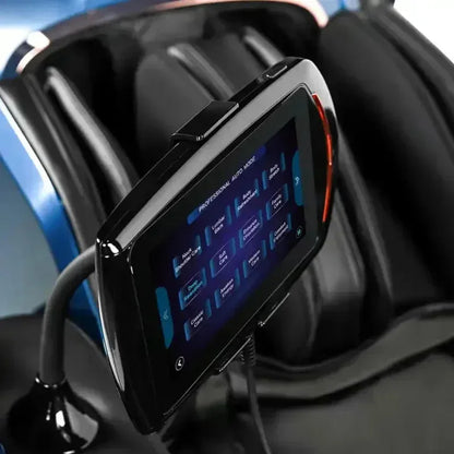Massage Chair with Voice Control, Full Body Elastic Massage Chair with Voice Control, Heating, LCD Remote Control, Foot Rolle