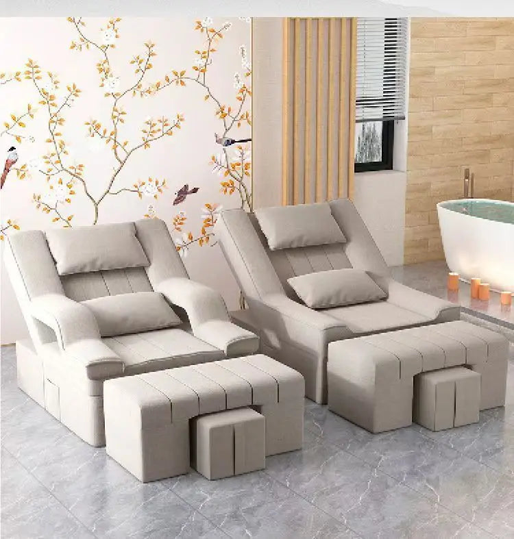 Foot massage sofa, electric massage bed, manicure and eyelash sofa, recliner to wash feet, pedicure ears and baths
