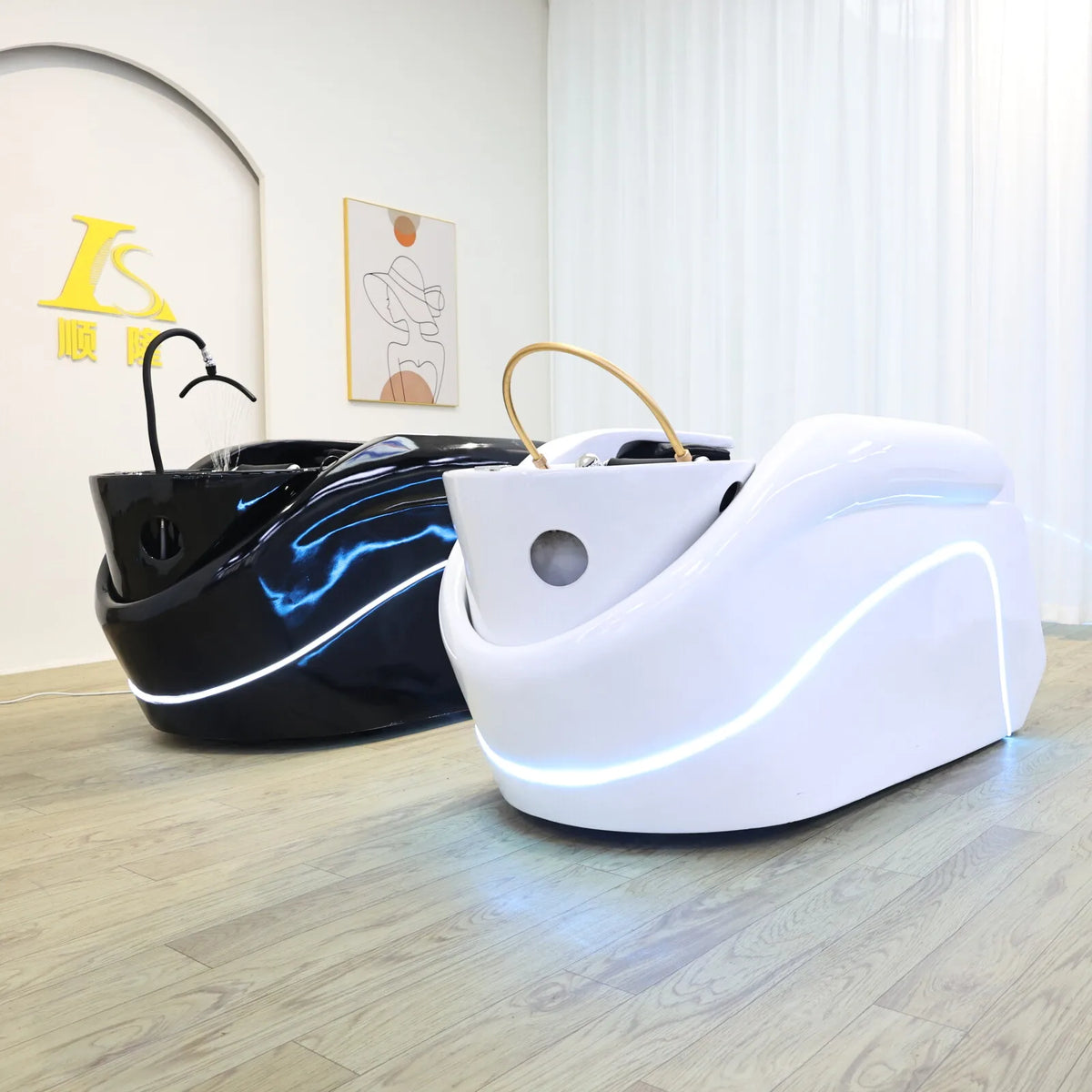 Head SPA Hydrotherapy Automatic Massage Shampoo Bed Hair Salon Furniture Massage Table Health store Equipment Factory Direct