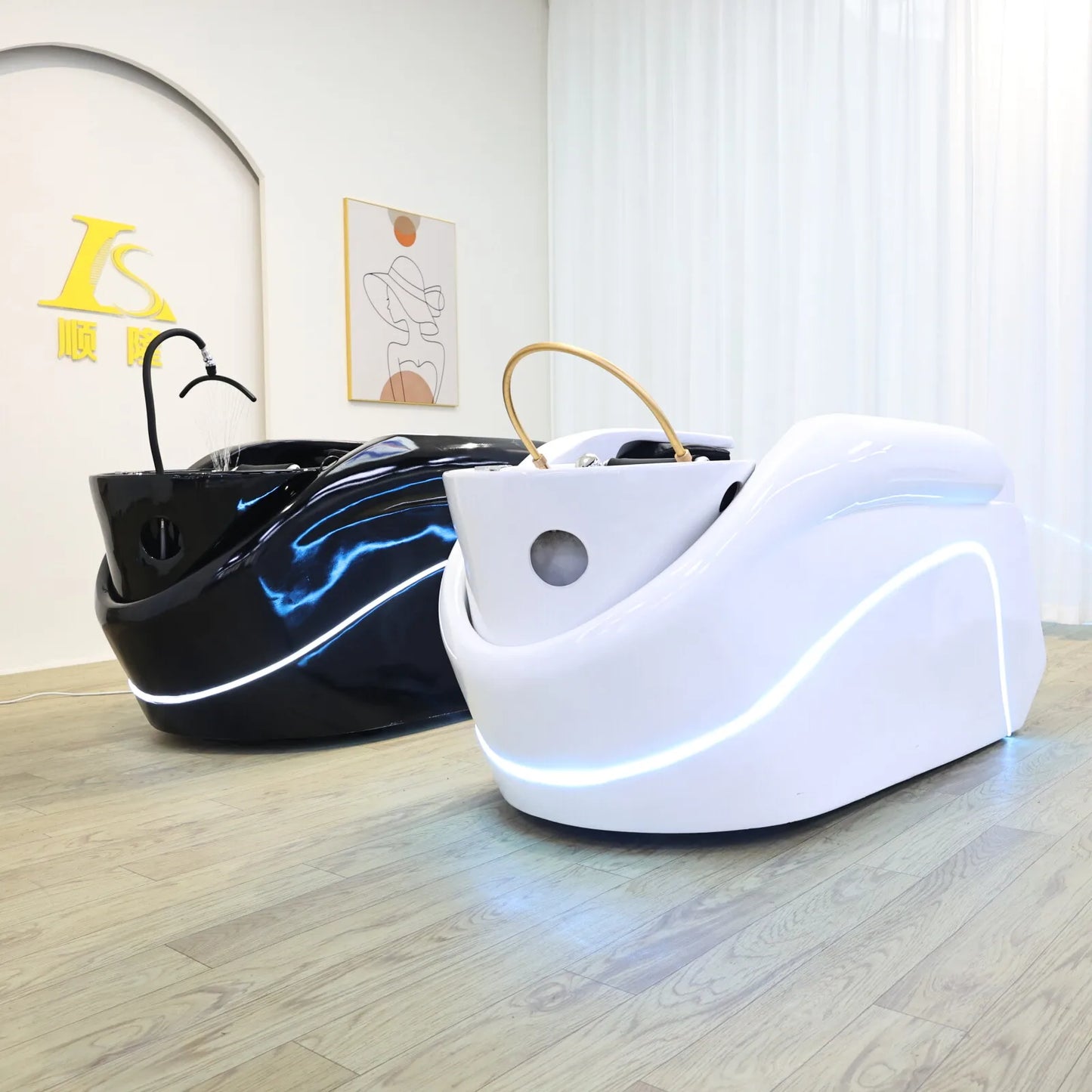 Head SPA Hydrotherapy Automatic Massage Shampoo Bed Hair Salon Furniture Massage Table Health store Equipment Factory Direct