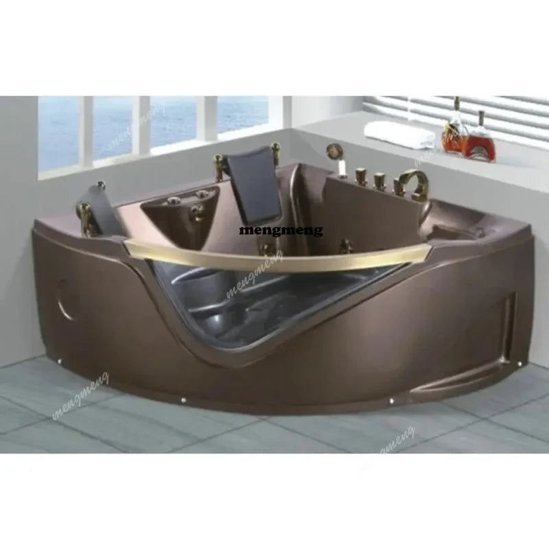 M138 Badezimmer-Wandeck-Whirlpool, Chromotherapie, Indoor-Spa, Doppelpersonen-Surf-Massagewanne