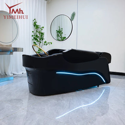 Friseursalonmöbel Multifunktionales Massage-Shampoo-Bett mit Wasserkreislauf für Haar-Spa