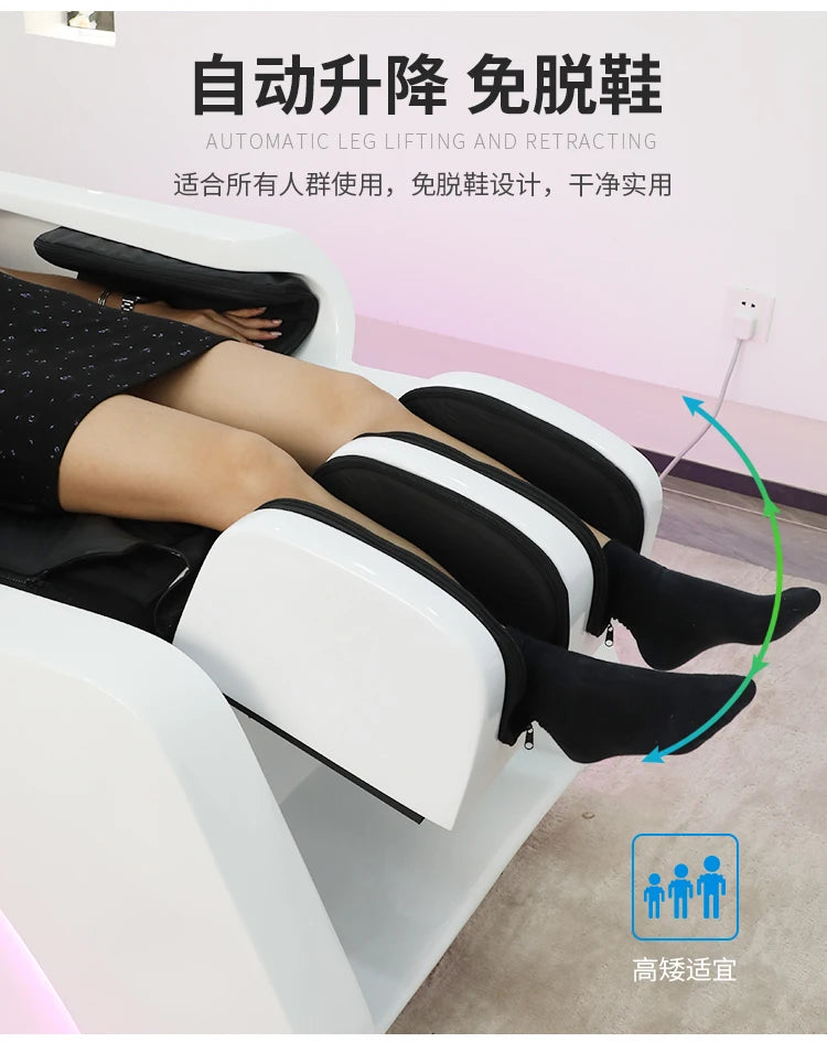 YFY Hair Salon Shampoo Bed Haircut Ceramic Integrated Special Intelligent Electric Fully Automatic Shampoo Bed