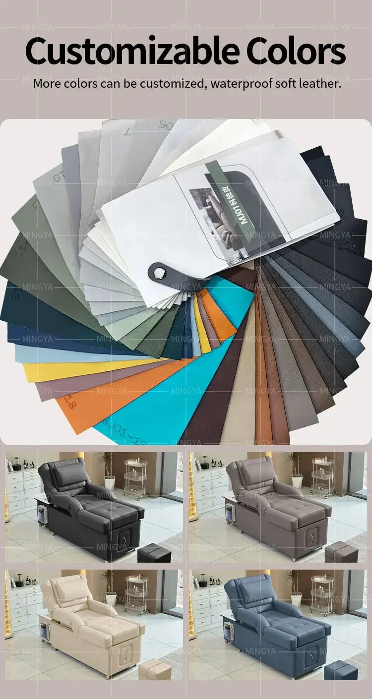 2026 Gesundheitsfußmassage Schönheitssalon Spezialshampoobett elektrisches Hebefußmassagesofa Bett Schönheitssalon High-End-Kopf