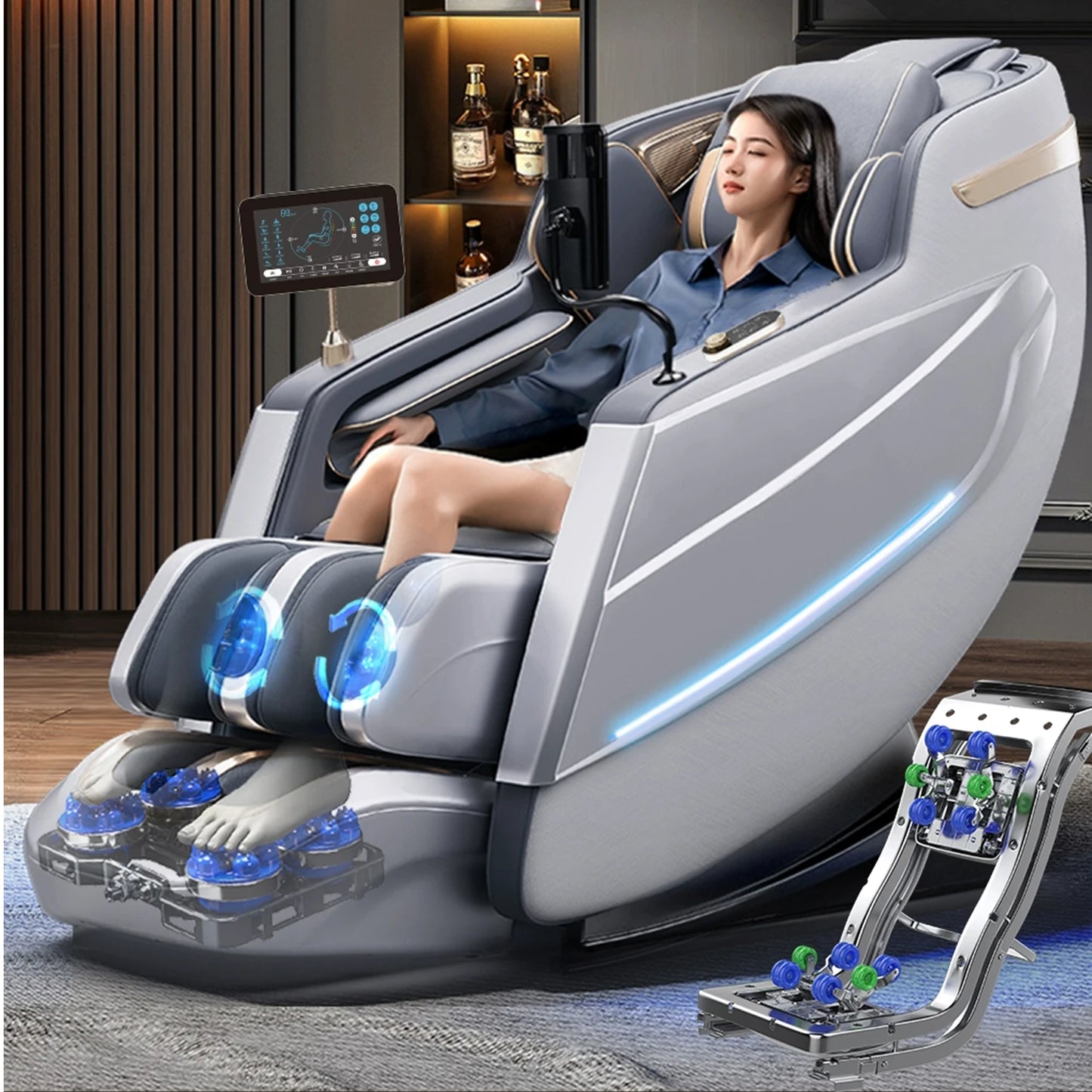 2026 MAX6D Premium Massage Chair: AI Voice, Zero Gravity, 6D Dual-Core Jade Rollers & Full Calf Massage