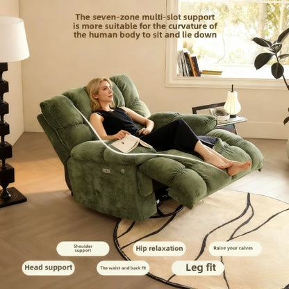 Smart Elektrischer Lazy-Sofa-Sessel Wohnzimmer Modern Einzelsitz mit Schlafmodus Multifunktionales Design Komfortable Ruhe