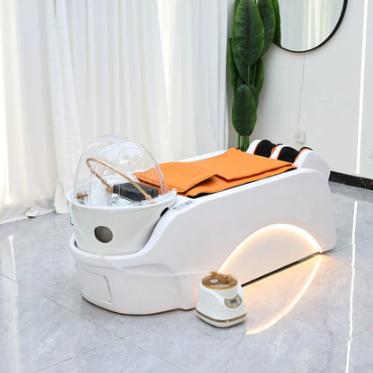 Intelligente Massage-Haarwaschliege, Massagetisch, Kopf-SPA-Salonmöbel für Luxussalons, Friseurdienstleistungen