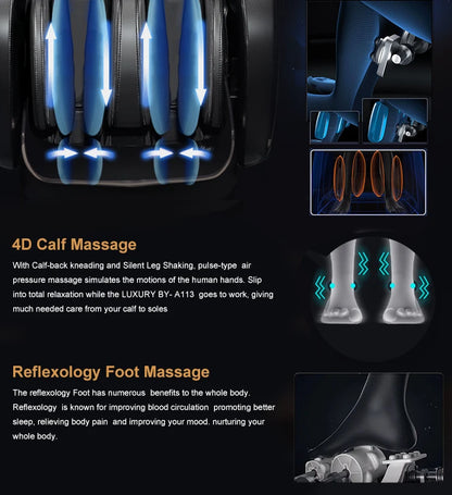 [2026]Deep 6D Ultra Comfortable & Strong Full Body Office Massage Chair Various Massage Modes Zero Gravity Function Factory Orig