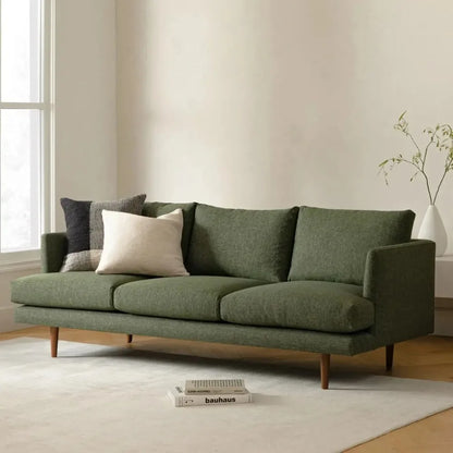 Minimalistische Multi-Seat Leder Ecksofa Kombination Modern Einfaches Wohnzimmer Sofas Erste Schicht Rindsleder L-Form Sofa-Set