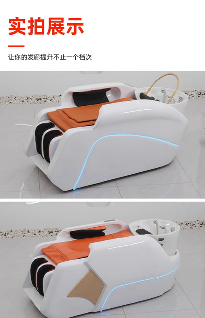 Kopfhautmassage-Shampoo-Bett Shampoo Waschen Friseurbecken Professionelle Ausrüstung Stuhl Chaise Friseursalon