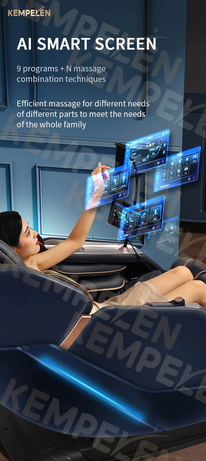 Dual-Core 4D All-in-One Massage Chair | Full Body SL Track & Zero Gravity | Advanced Leg & Foot Comfort