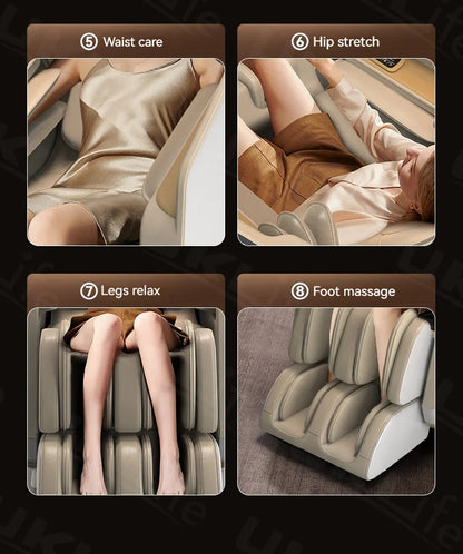 3 Year Warranty 4D SL-Track Zero Gravity full body AirBag Massager Chairs Home 3D Office Chair Luxury Electric Massage Sofa