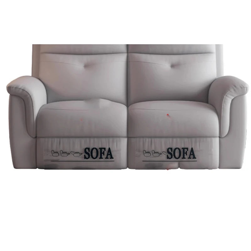 Komfortabler elektrischer Relaxsofa-Schnittsofa aus Leder, echtes einziehbares kombiniertes Schlafsofa, umwandelbares Divano Letto Möbel