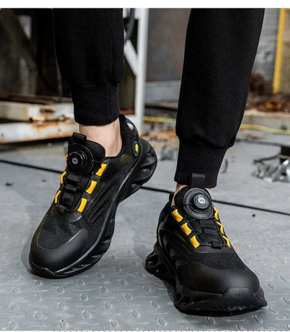 Lightweight Lace-Free Safety Shoes