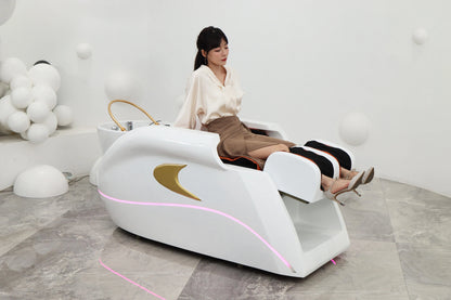 Head SPA Hydrotherapy Automatic Massage Shampoo Bed Hair Salon Furniture Massage Table Health store Equipment Factory Direct