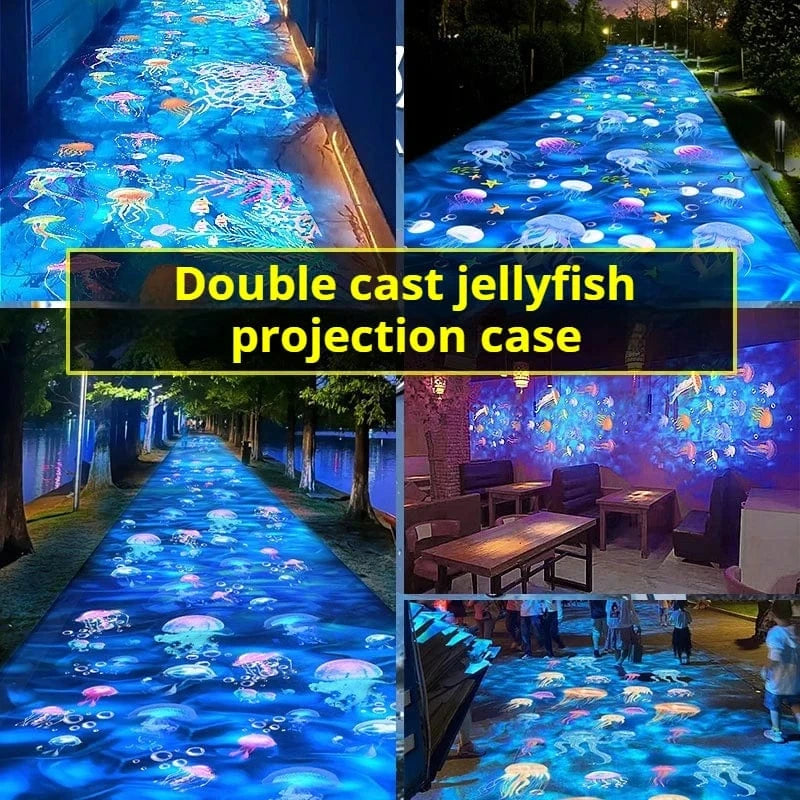 Ocean World Projection Spotlight – Dynamic Water Ripple &amp; Jellyfish Landscape Light
