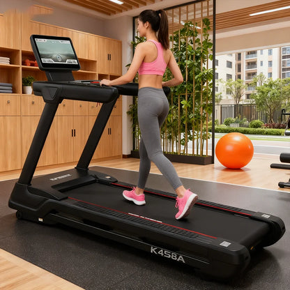 Elektrisches klappbares tragbares Laufband für Zuhause und Büro, leises Laufen, TFT-Display, Fitness-Trainingsgerät für