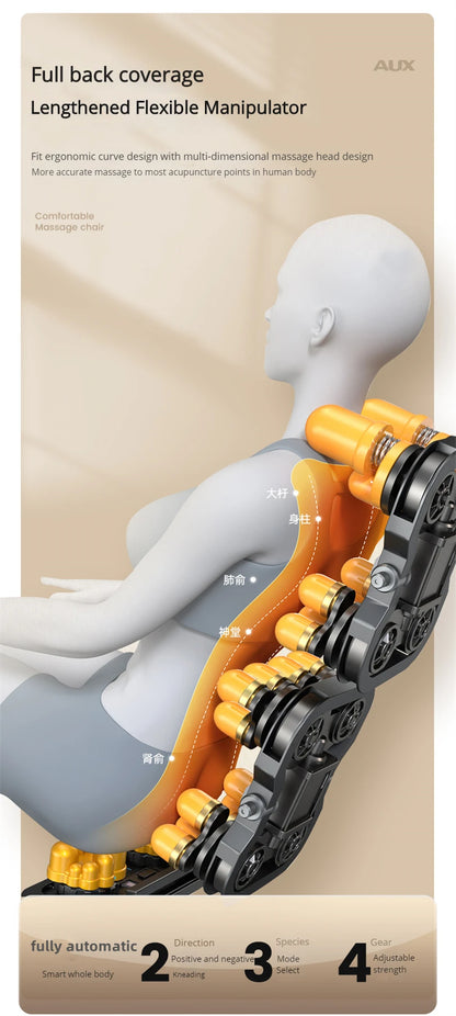 OEM Modern Shiatsu Massager Blood Circulation SL Track Full Body Luxury 4d Ai Zero Gravity Massage Chair