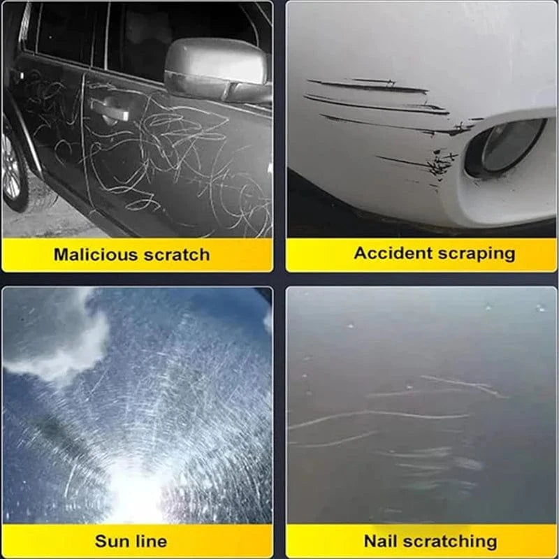 Car Scratch Repair Wax – Gentle Polish for Sun Lines, Nail Marks & Flying Paint