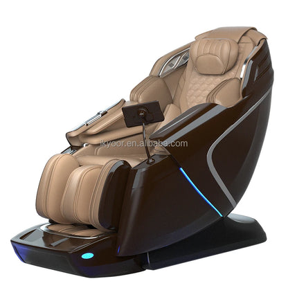 OEM Ganzkörper-4D-SL-Track-Massagesessel mit Schwerelosigkeitsfunktion, 13 Programmen, Heizung und kabellosem Laden