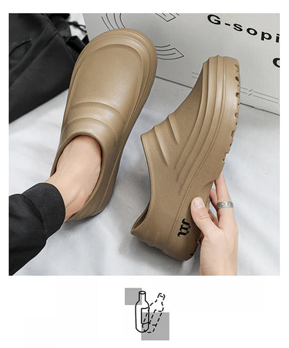Summer Chef Shoes Anti Slip and Oil Proof Work Shoes Lazy Slippers  Casual Trendy Slippers One Step Fashion Shoes Sports Shoes